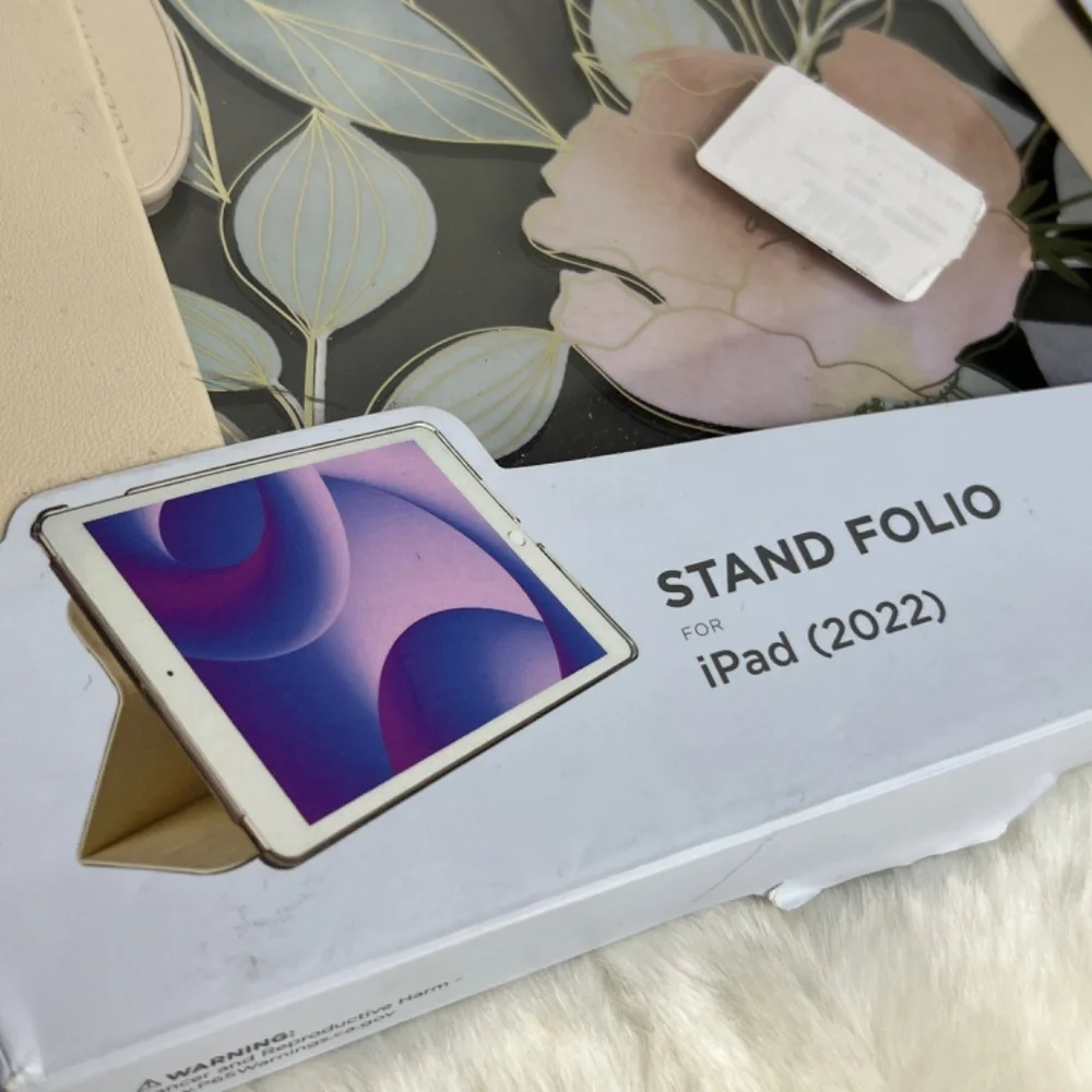 Elizabeth James iPad 10th Gen Stand Folio Protective Case Classy Floral Design